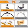 Half-Moon Beauty U-Shaped Floor Lamp for Nail Art, Eyelash, Eyebrow, and Tattoo Embroidery with Eye Protection