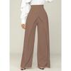 Women Office Wear Formal Trouser Pant Designer High Waist Flared Pants Pack Of 2