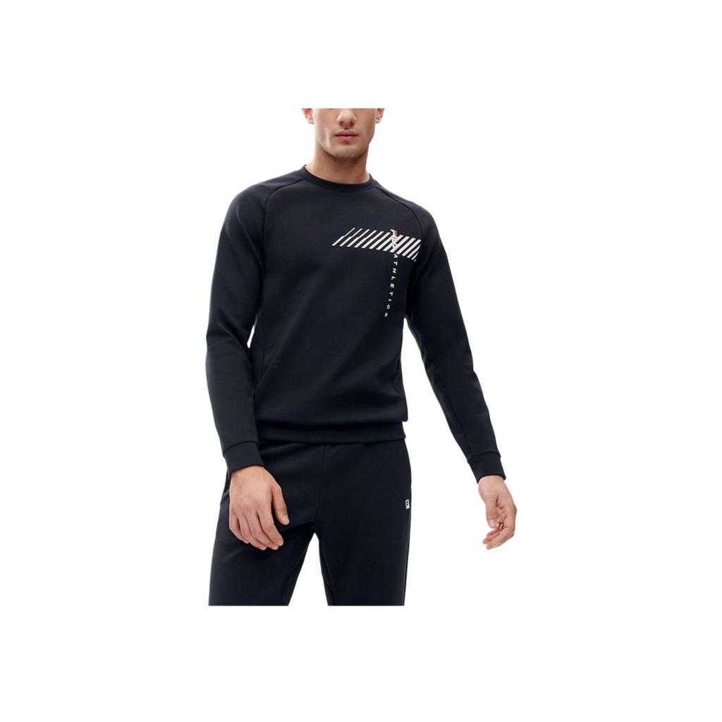 New FILA Athletics Sweatshirts Men's Pitch Black A11M211210F-BK