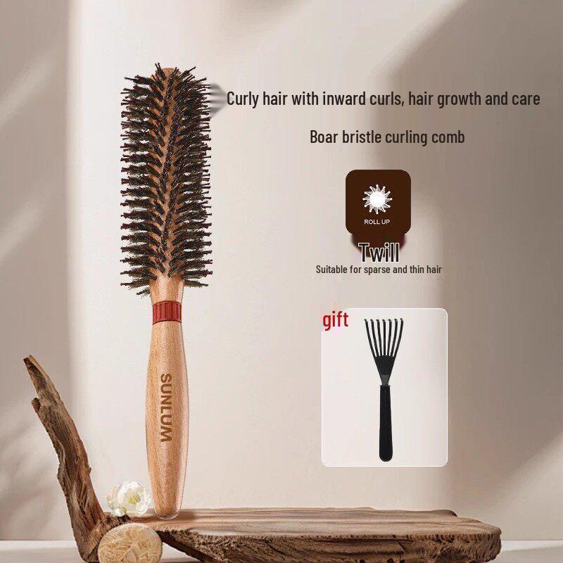 LIEI Boar Bristle Round Hair Brush