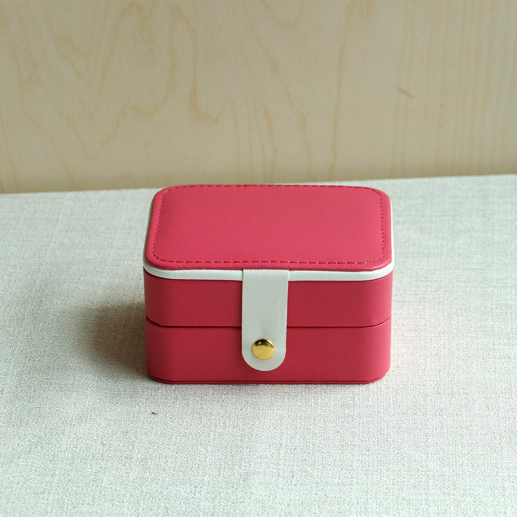 Tragbare Schmuckschatulle Verpackungsbox Make-up-Organizer Für Exquisite Kosmetik Beauty-Etui Behälter Abschlussveranstaltungen Geschenk