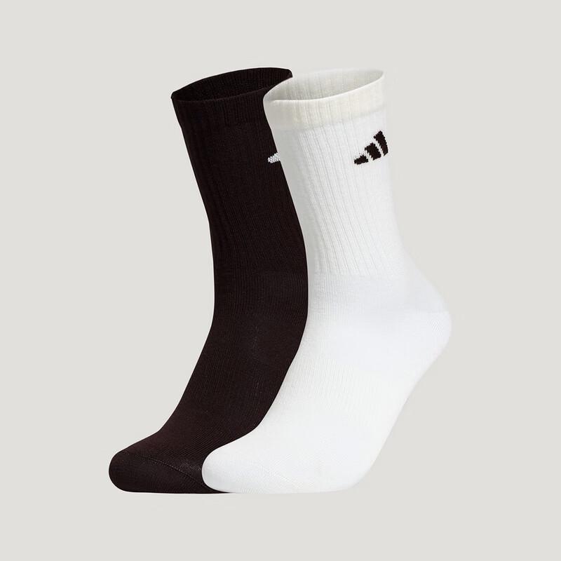 Adidas Unisex SPW CREW 2PP Mid-Calf Sports Socks M