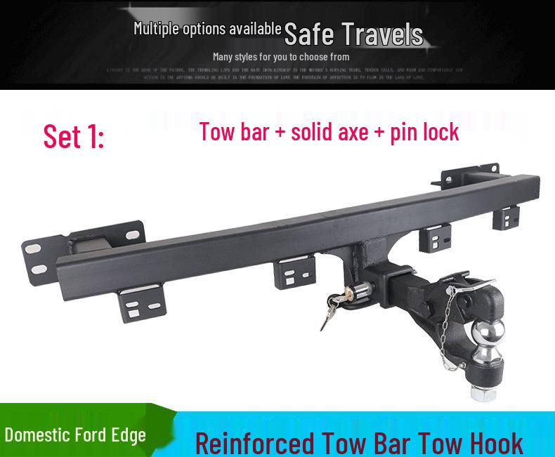 Ford New Edge Trailer Hitch Bumper Guard & Detachable Towing Hook
