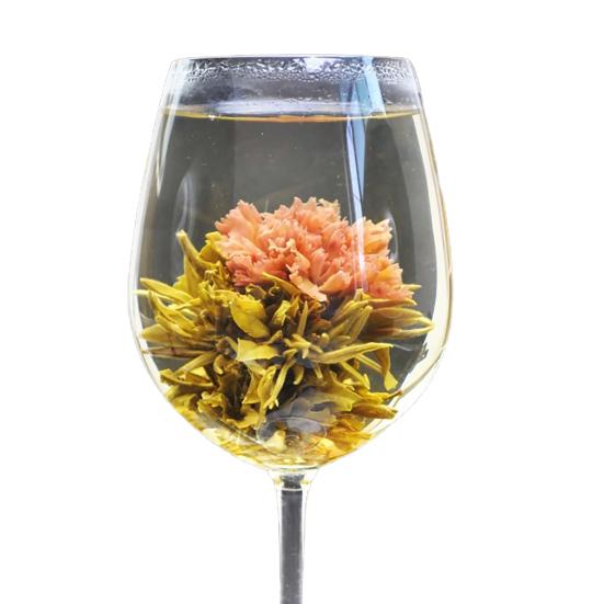 

Свадебный подарок ручной работы здоровый китайский художественный цветущий цветок зеленый чайный шарик