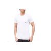 Solid Color Micro Logo Printed Short Sleeve T-Shirt Men Tops White 111035-1P725-0001