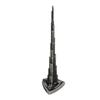 Burj Khalifa Tower Model Gray Alloy Miniature Dubai Tower Ornament Dubai Landmark Building Model