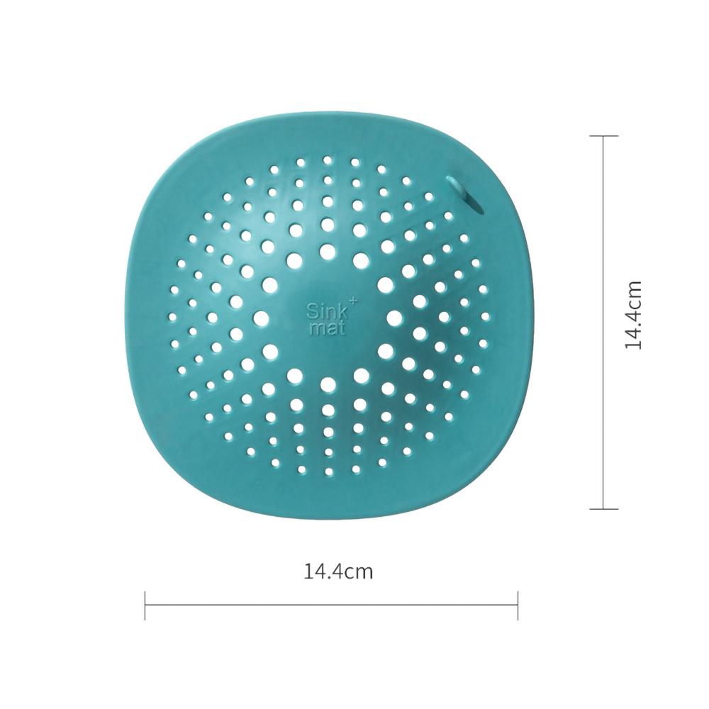 Silicone Floor Drain Cover Anti-Odor Anti-Clog Suitable for Kitchen Sink Bathroom Drain with Hair Filter Accessory Tool