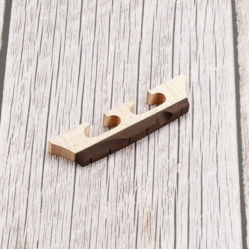 Wood Banjo Saddles Banjo Wood Bridge Banjo Accessory Replacement Bridge Four String Banjo Maple Banjo Bridge Banjo Part