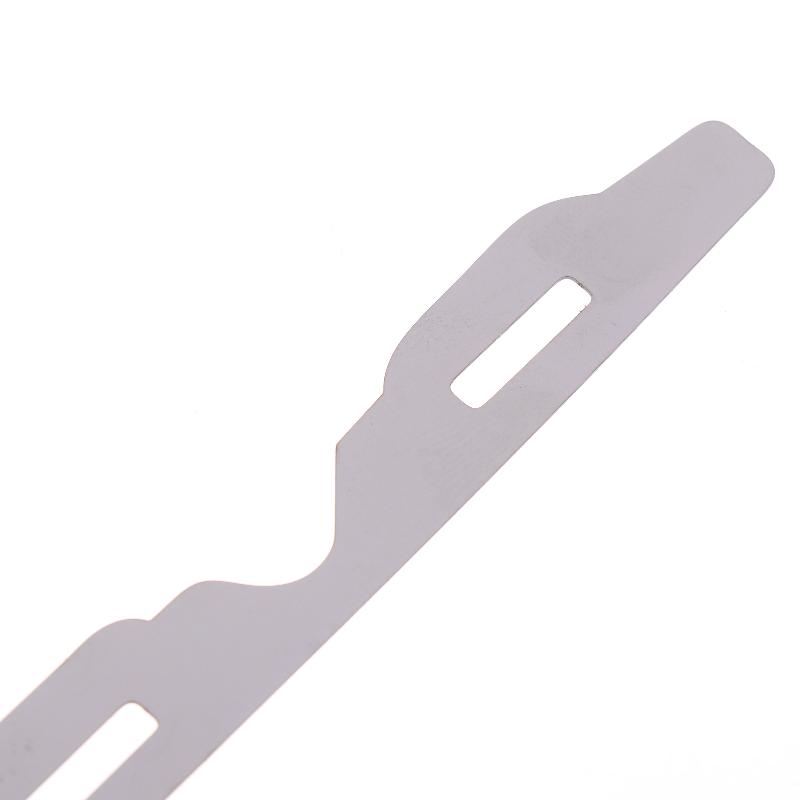 Civic 2012 2016 2 Piezas Hebilla de Placa Metálica Reparación Parachoques Delantero Resistencia Duradera para Modelos de 9ª Generación