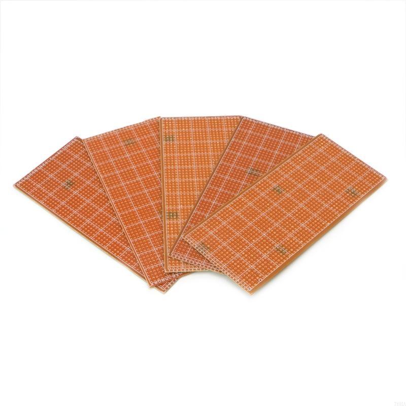 

5 Pcs 6.5x14.5cm Stripboard Veroboard Uncut PCB Platine Single Side Circuit Board L15 China Mainland