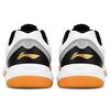 Li Ning Light Feather Abriebfest Atmungsaktiv Niedrig geschnitten Badminton Schuhe Unisex Weiß Gold AYTT023-1