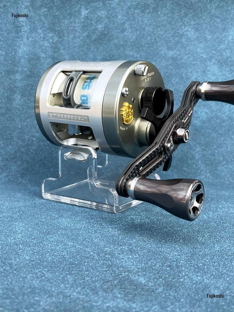 Lure Baitcasting Reel Holder & Display Stand for Fishing Line and Drum Reels