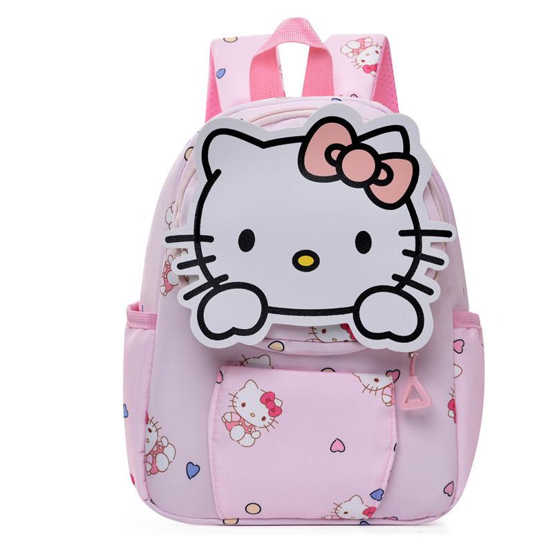 Adorable Kuromi Cartoon Children s Backpack Lightweight Nylon For Girls Boys Preschool And Kindergarten