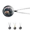 Unisex Necklace Vintage Moon Angel Antique Girl Sweater Neck Pendant Jewelry Birthday Gift