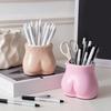 Pen Holder Cute Butt Shape Desktop Organizer Healing Atmosphere Storage Box for Pens Makeup Brushes Office Supplies