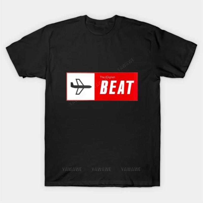 

Hot sale summer teeshirt brand tshirt for men English Beat T Shirt male fashion cotton tshirt casual unisex short sleeve tops S