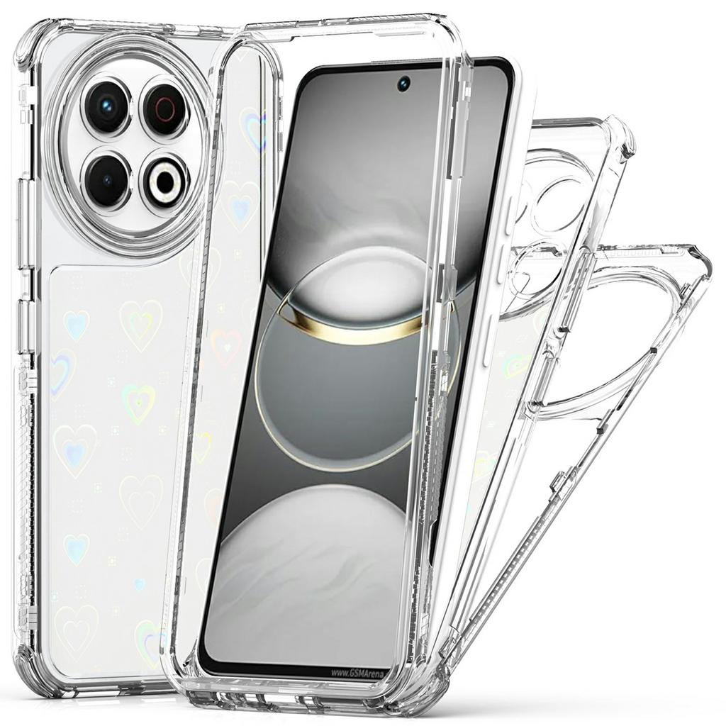 For TECNO Spark 30 Pro 4G Case Precise Cutouts Acrylic TPU Clear Phone Cover with Laser-printed Film