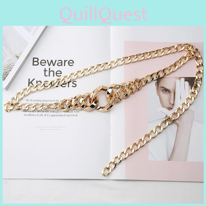 Metal Chain Waist Belt For Women Fashionable Stylish Accessory For Dress And Shirt Wear