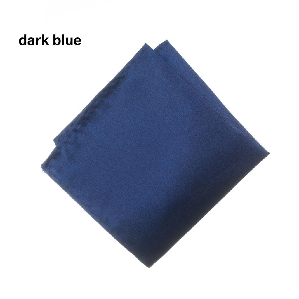2PCS Men's Pocket Square Classical Rayon Handkerchief For Business Meeting Formal Occasion Solid Color Banquet Kerchief