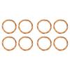 A60z8pcs Wooden Round Bamboo Bag Handle Replacements Handmade Bag Purse Making Handles For Handbag Craftingmay