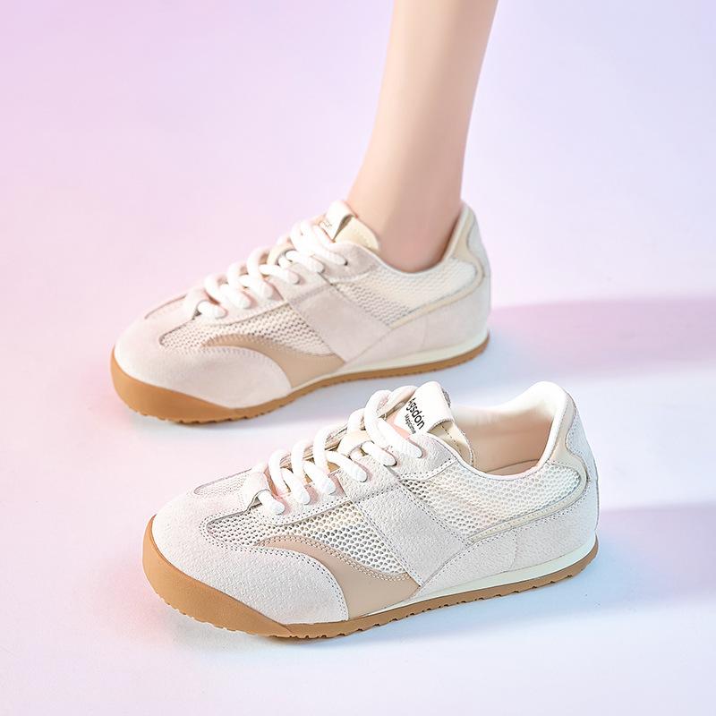 Augustine mesh Forrest Gump shoes women's 2025 new summer thin casual sports training shoes flat baseplate shoes