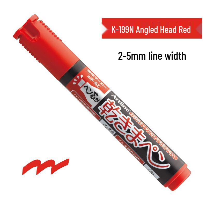 

Artline Refillable Anti-Drying Lab Marker Pen, Round Tip, Japan Flag Brand, Models K-177N/K-199N