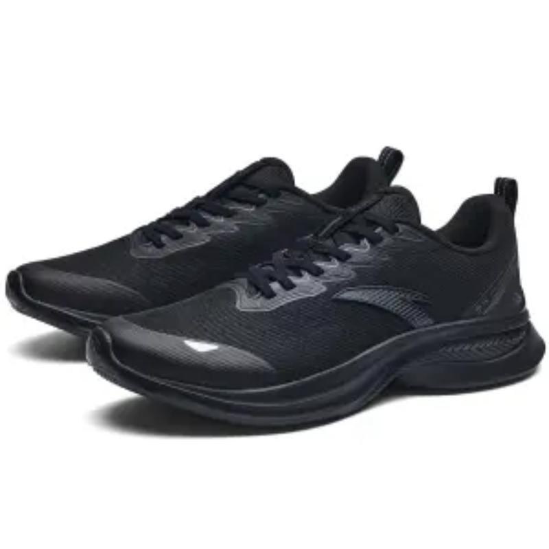 Anta Hydrogen Running Series Trendy Versatile Shock Absorbing Breathable Low Top Casual Running Shoes Men sneaker Black 912625516Q-1