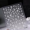 Professional Look Nail Art Stickers 5D Bow Pearl Heart for French Polka Dot Nails