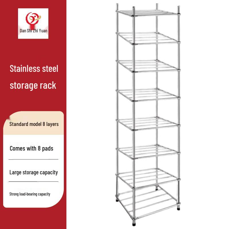 Stainless Steel Bathroom & Kitchen Storage Shelf