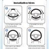 Husa volanului auto pentru Lexus RX 350 RX350 IS250 IS350 ES350 NX200T NX300 NX350 IS300 RX450h IS460 RX330 NX ES este 250 350 300 450h LX UX LS RC F