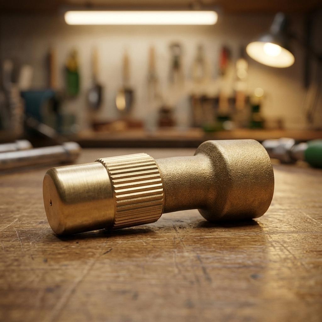 Brass Made Adjustable Nozzle for High Pressure Spraying Systems with 45 Degree Spray Pattern for Farm and Garden Use