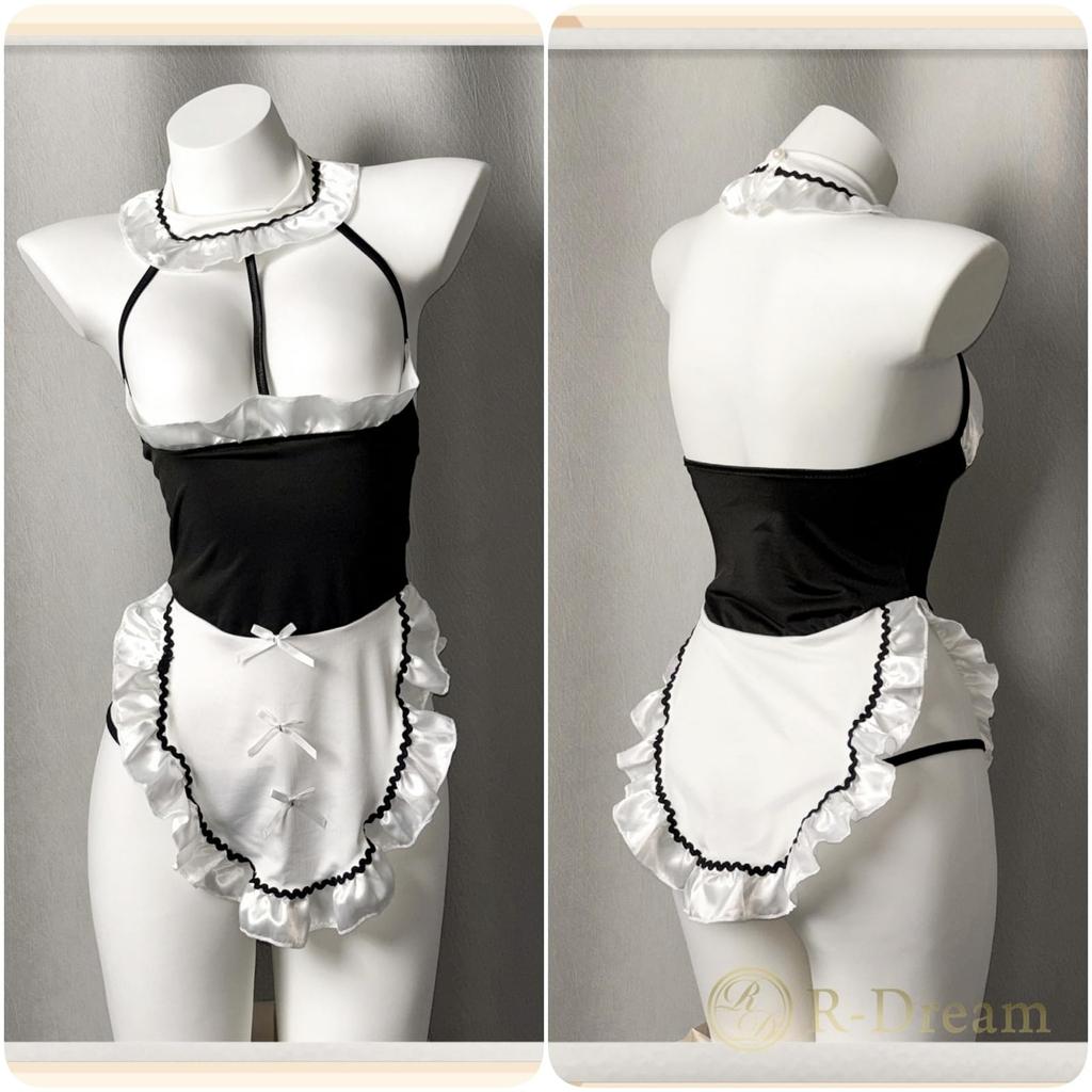 Maid Cosplay Plus Size Sexy Naked Apron Revealing Chubby XL 3XL Maid Outfit Costume Reverse Bunny Halloween Costume Outfit Extreme Perverted Erotic