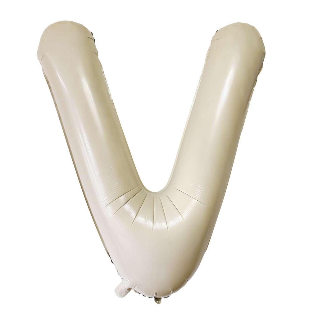 Baloane Gigante Albe Crem de 40 Inch Literele A-Z, Consumabile Petrecere de Ziua de Naștere Decorațiuni Eveniment Aniversar Alfabet