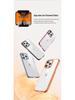 iPhone 14/15 Transparent Airbag Anti-Drop Case with Back Panel