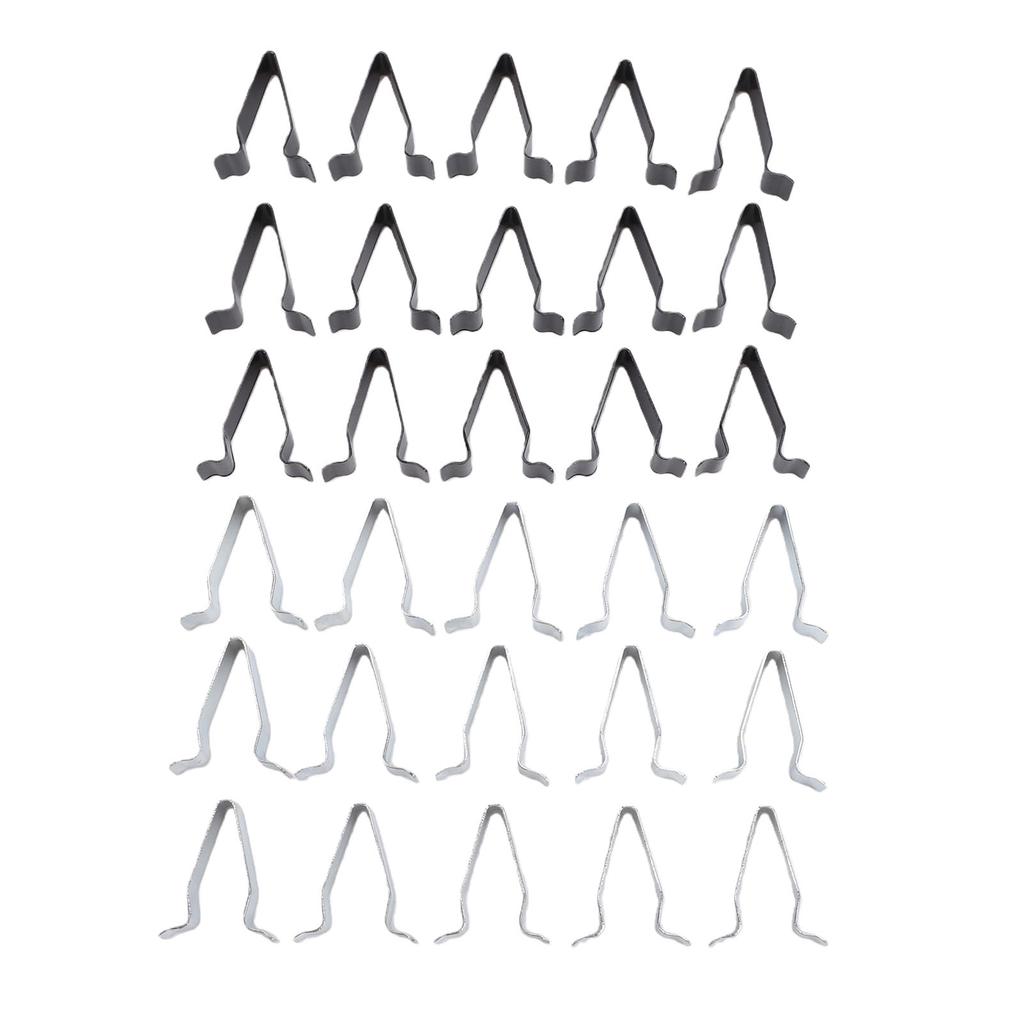 30PCS Metal Trim Panel Spring Clip Replacement for Seat Mii Altea 4A0867276A Car Trim Panel Retaining Clips