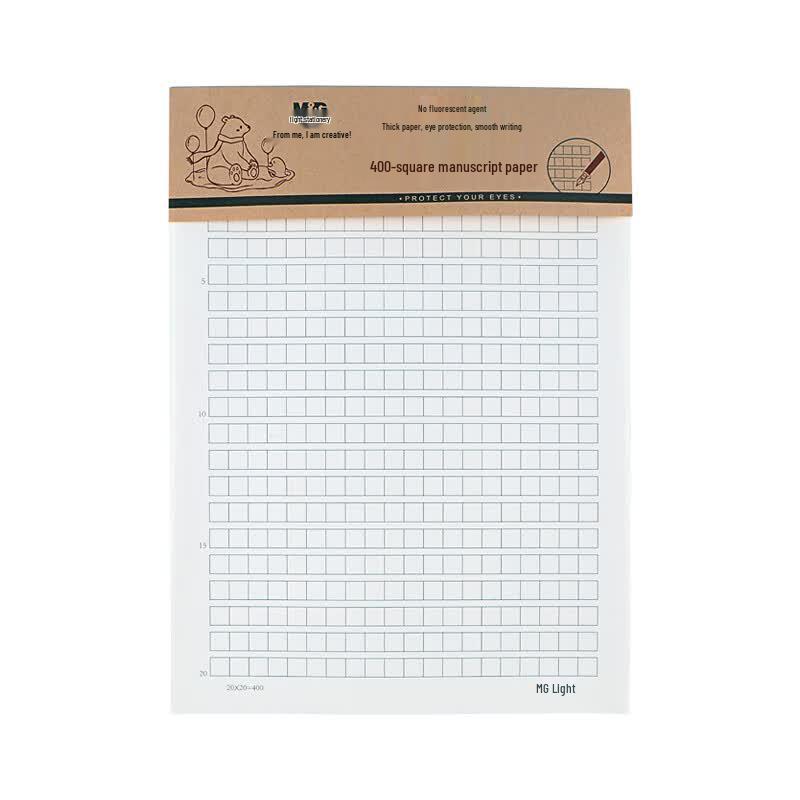 M&G 16K Kraft 400-Grid Draft Pads, 3-Pack