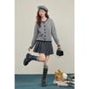 Autumn 2026 Color Block Knit Cardigan Sweater - Soft, Versatile, Short, and High Quality