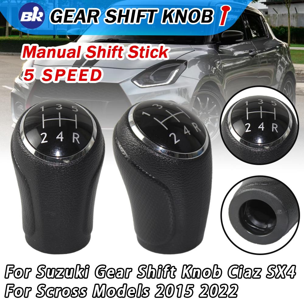 High-Quality Interior Accessories 5 Speed Manual Gear Shift Konb For Suzuki Ciaz SX4 S-cross 2015-2026 Lever Handle Car styling