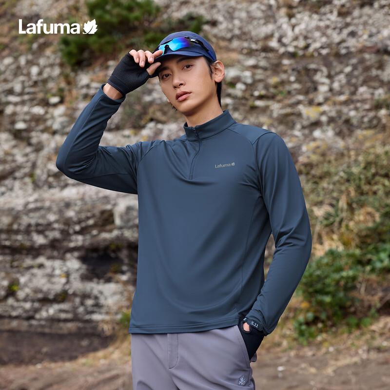 Lafuma Men's Outdoor Half-Zip Long Sleeve T-Shirt