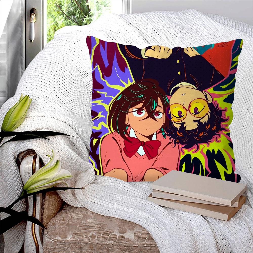 Anime Dandadan Ken Takakura B Pillow Case Square Pillow Bedroom Sofa Leisure Comfort Cushion Car Living Room Home Decoration