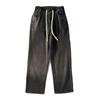 Women's Light Blue Elastic Waist Denim Jeans: Spring/Summer Loose, Slim, Straight, Wide-Leg, Petite, Casual, Comfortable.