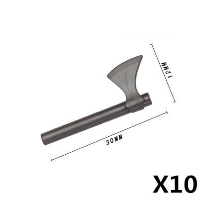 Mittelalterliche Militärzubehör Bausteine Ritter Figuren Waffe Schild Rüstung Helm Speer Bogen Armbrust Axt Hammer Spielzeug K026