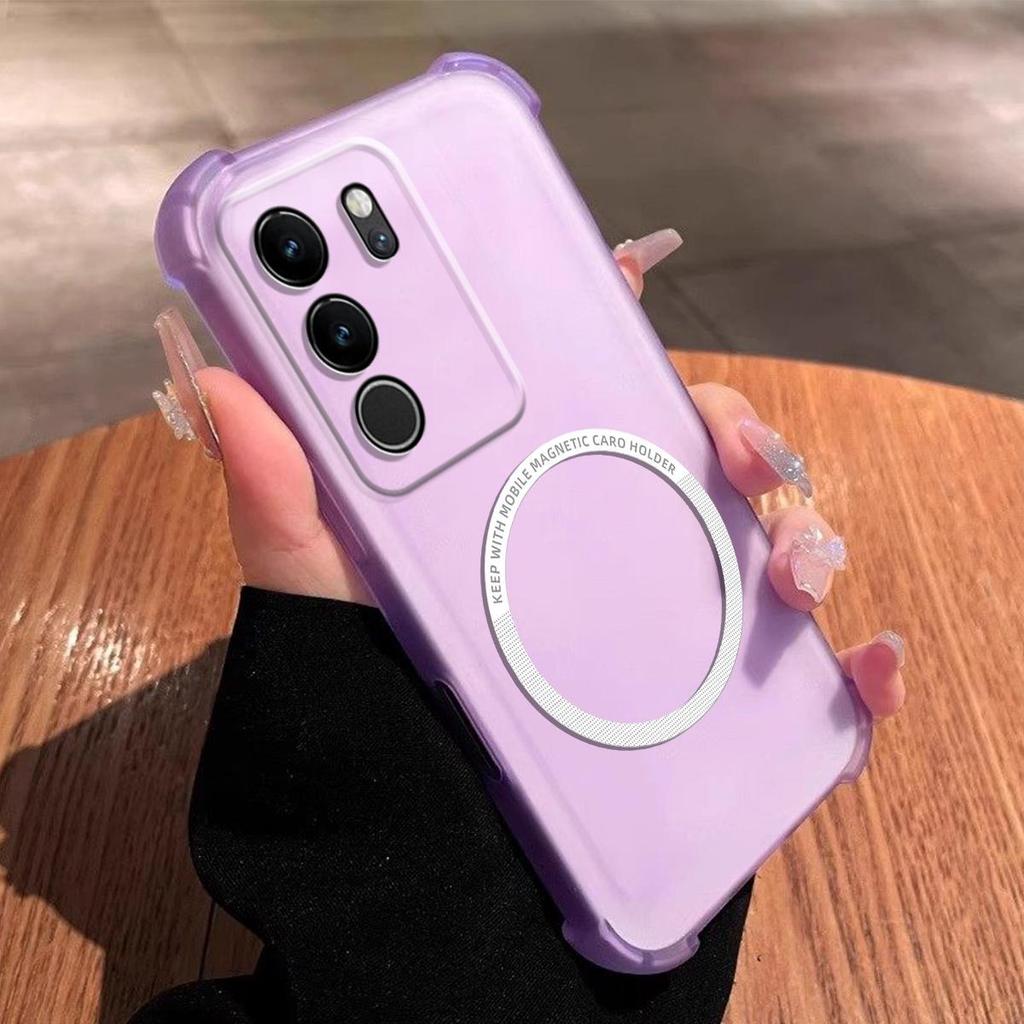 Soft Matte Candy Casing for Vivo V29 Pro 5G Aesthetic Translucent Drop Protection Case