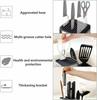 Knife Holder Multifunctional Stainless Steel Knife Stand Kitchen Bar Storage  Kitchen Accessories Tool