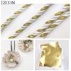 [JZOON] Hair Ornament for Coming-of-Age Ceremony, Mizuhiki, Gold Leaf, Silver Leaf, Braided Cord, Popular Rope Style, Gold, Silver, Hair Accessory,