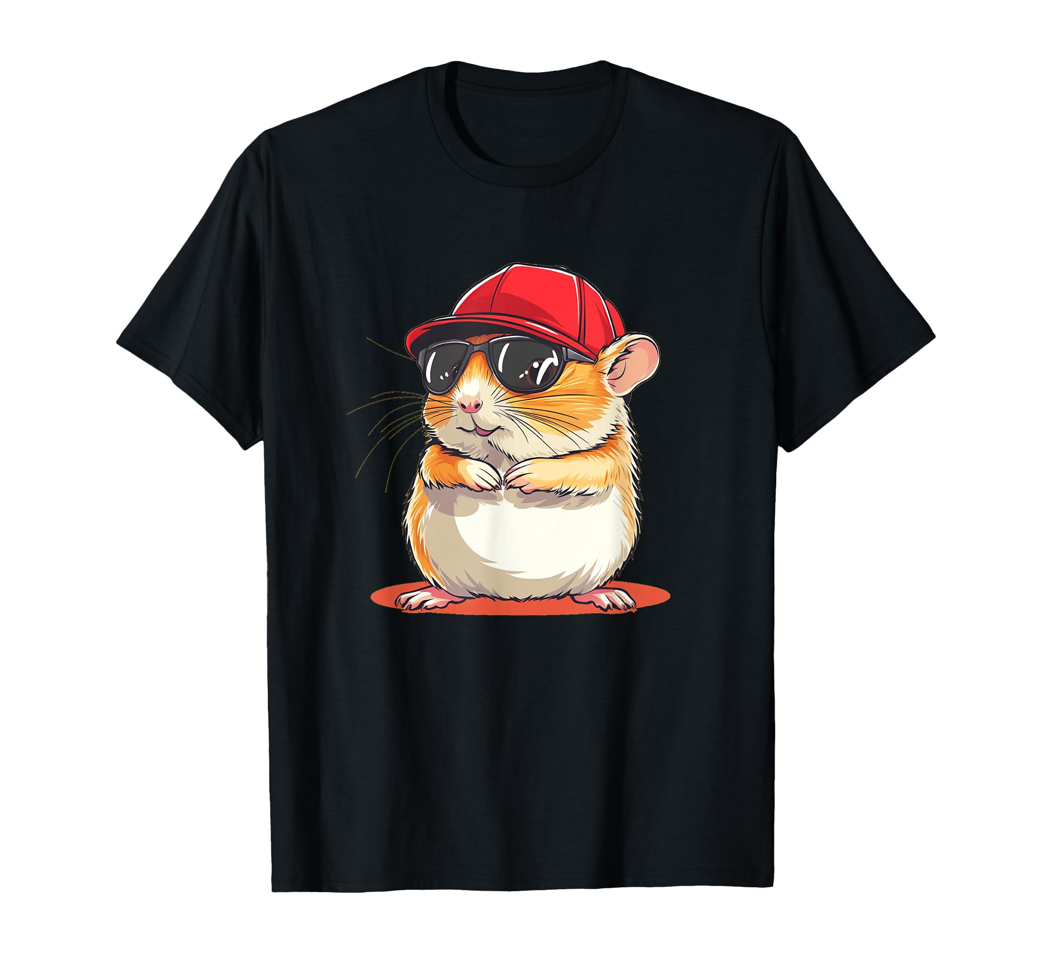 

Wrap Snapback Hamster Costume Boys Girls T-Shirt чорний