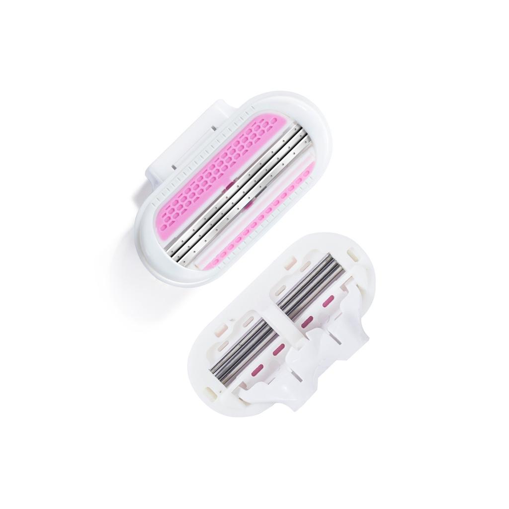 High Quality Safety Razor Blade Women Beauty Bikini Hair Removal Shaving Set Female Venus Shaver Replacement Heads