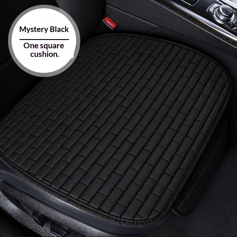Cuscino Traspirante per Sedile Auto con Imbottitura Morbida in Lino e Supporto Antiscivolo Perfetto per la Guida Quotidiana e i Lunghi Viaggi su Strada