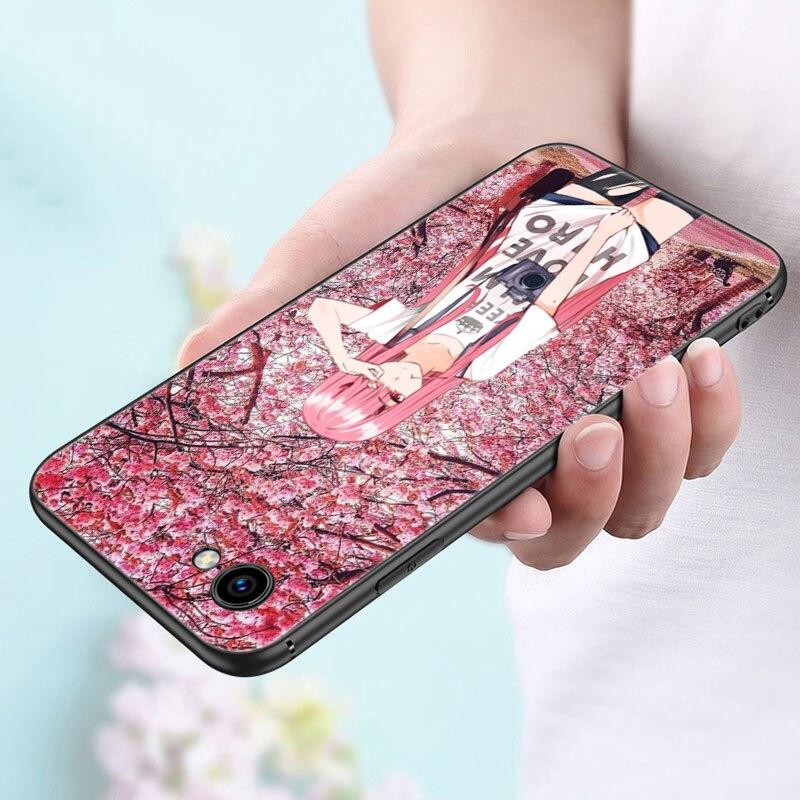 Zero Two Darling in the FranXX Anime-Hülle für Apple iPhone 14 13 12 Mini 11 Pro Max 7 8 XR X XS 7 8 Plus SE 2020 2022 Cover