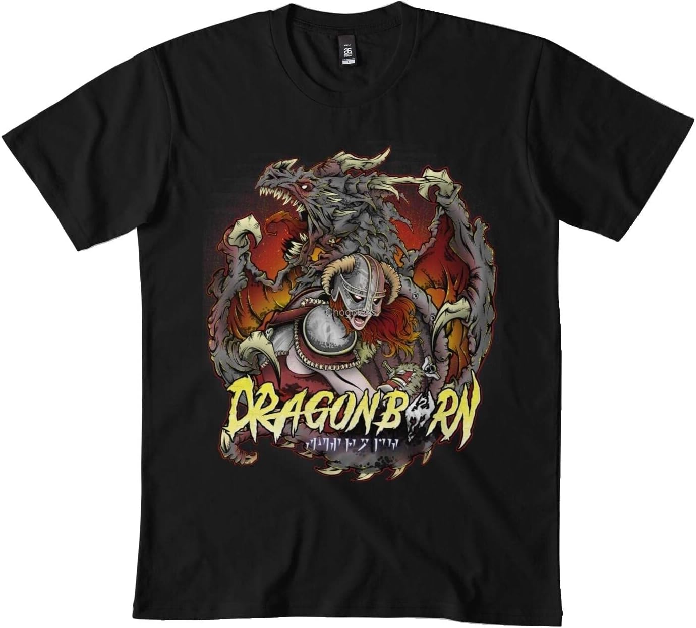 LimsayK Dragonborn Essential Tshirt Black XS чёрный